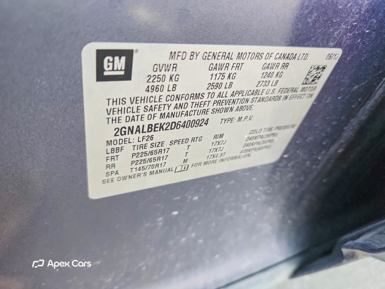 Chevrolet Equinox 2013