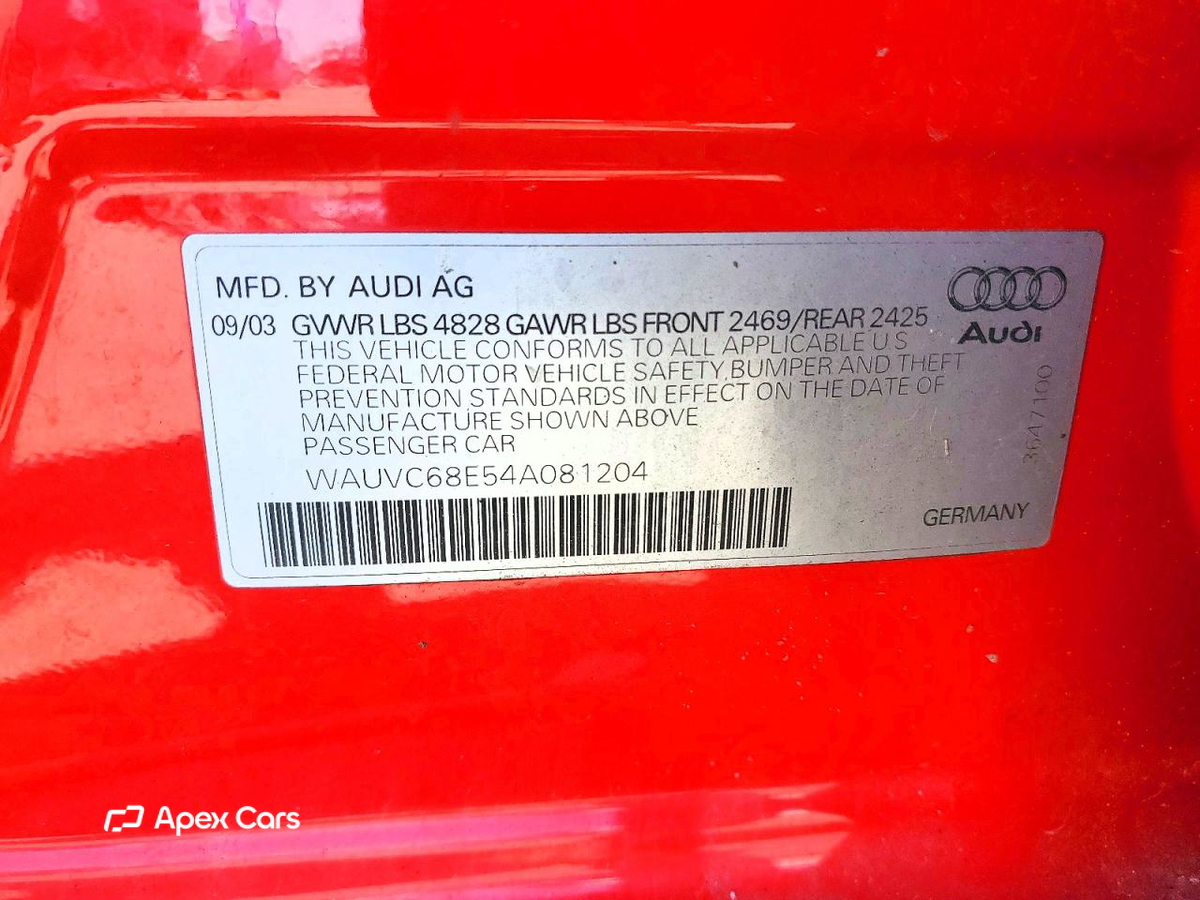 Audi A4 2004
