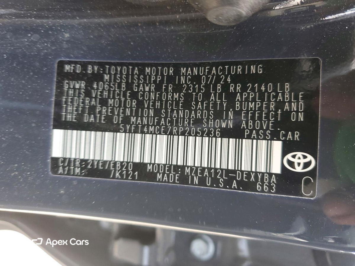 Toyota Corolla 2024