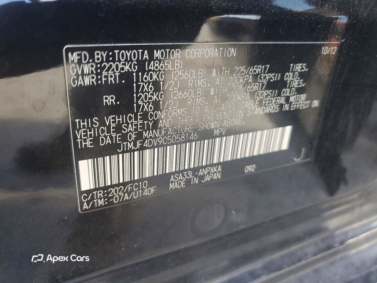 Toyota RAV 4 2012