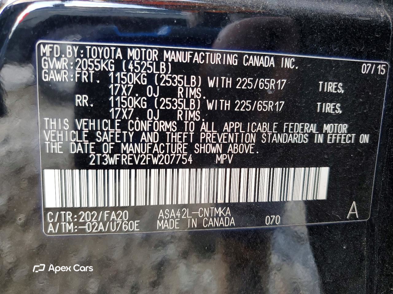 Toyota RAV 4 2015