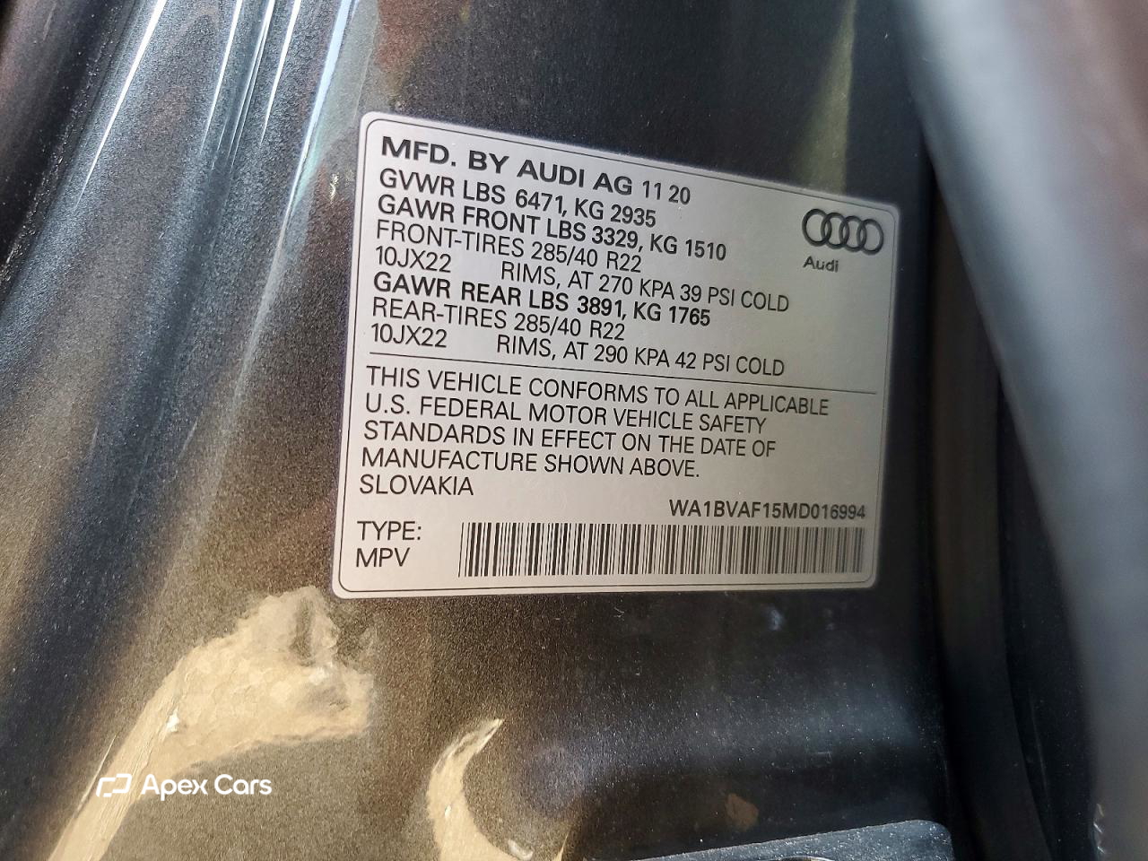 Audi Q8 2021
