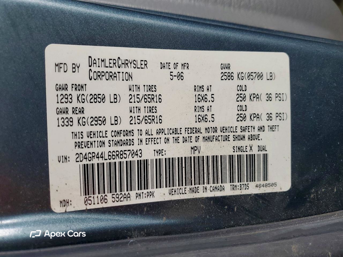 Dodge Caravan 2006