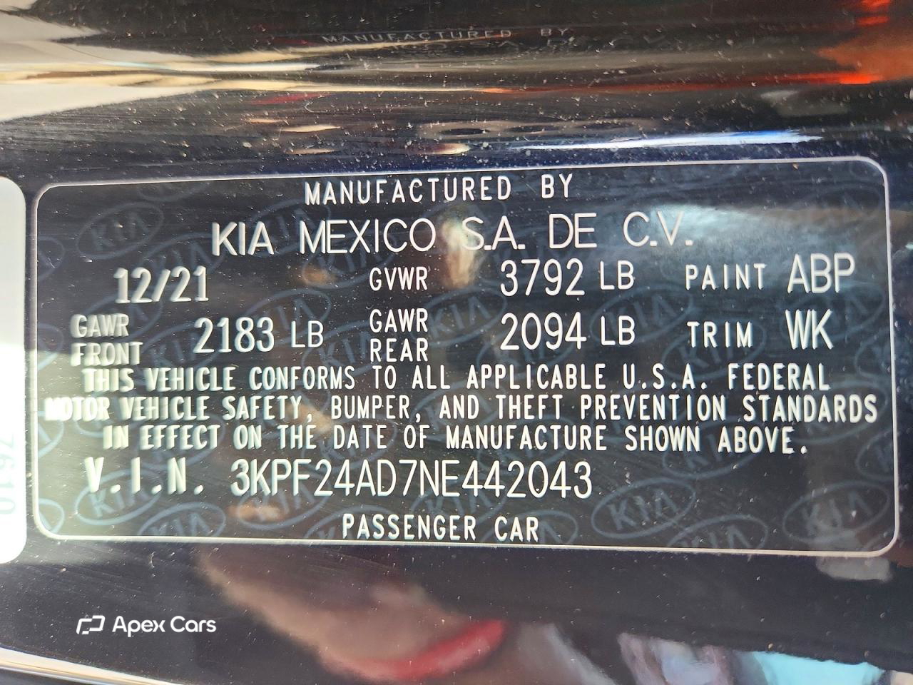 Kia Forte 2022