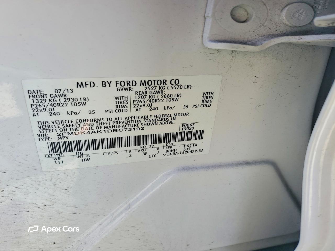 Ford Edge 2013