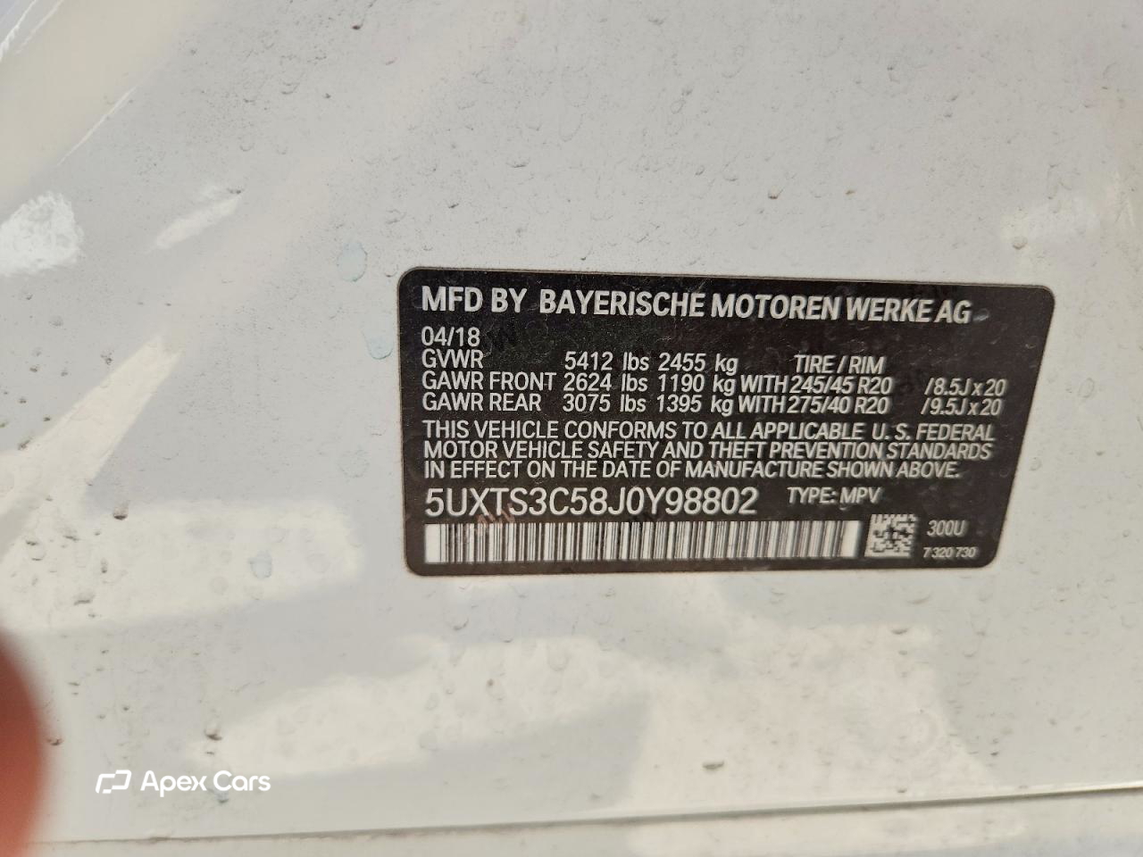 BMW X3 2018