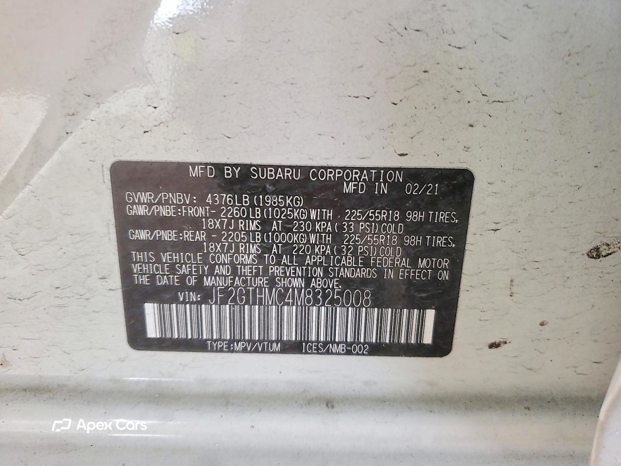Subaru XV 2021