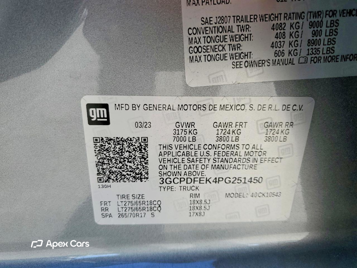 Chevrolet Silverado 2023