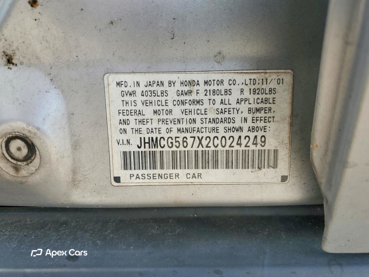 Honda Accord 2002