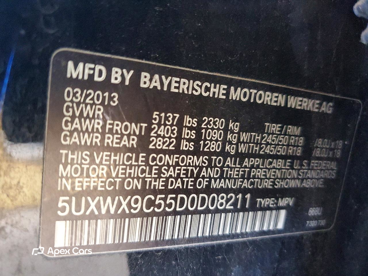 BMW X3 2013