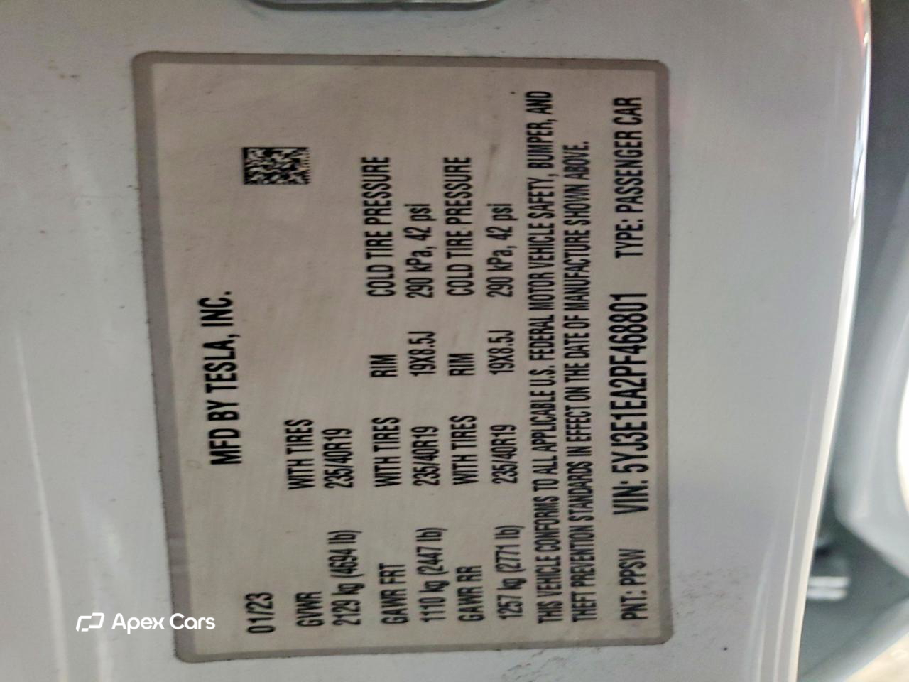 Tesla Model 3 2023