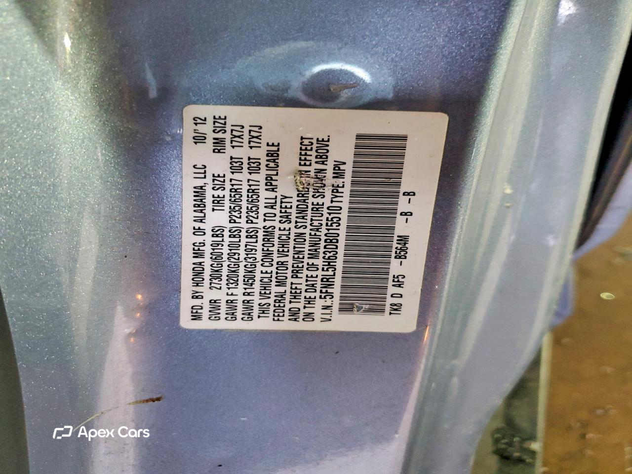 Honda Odyssey 2013