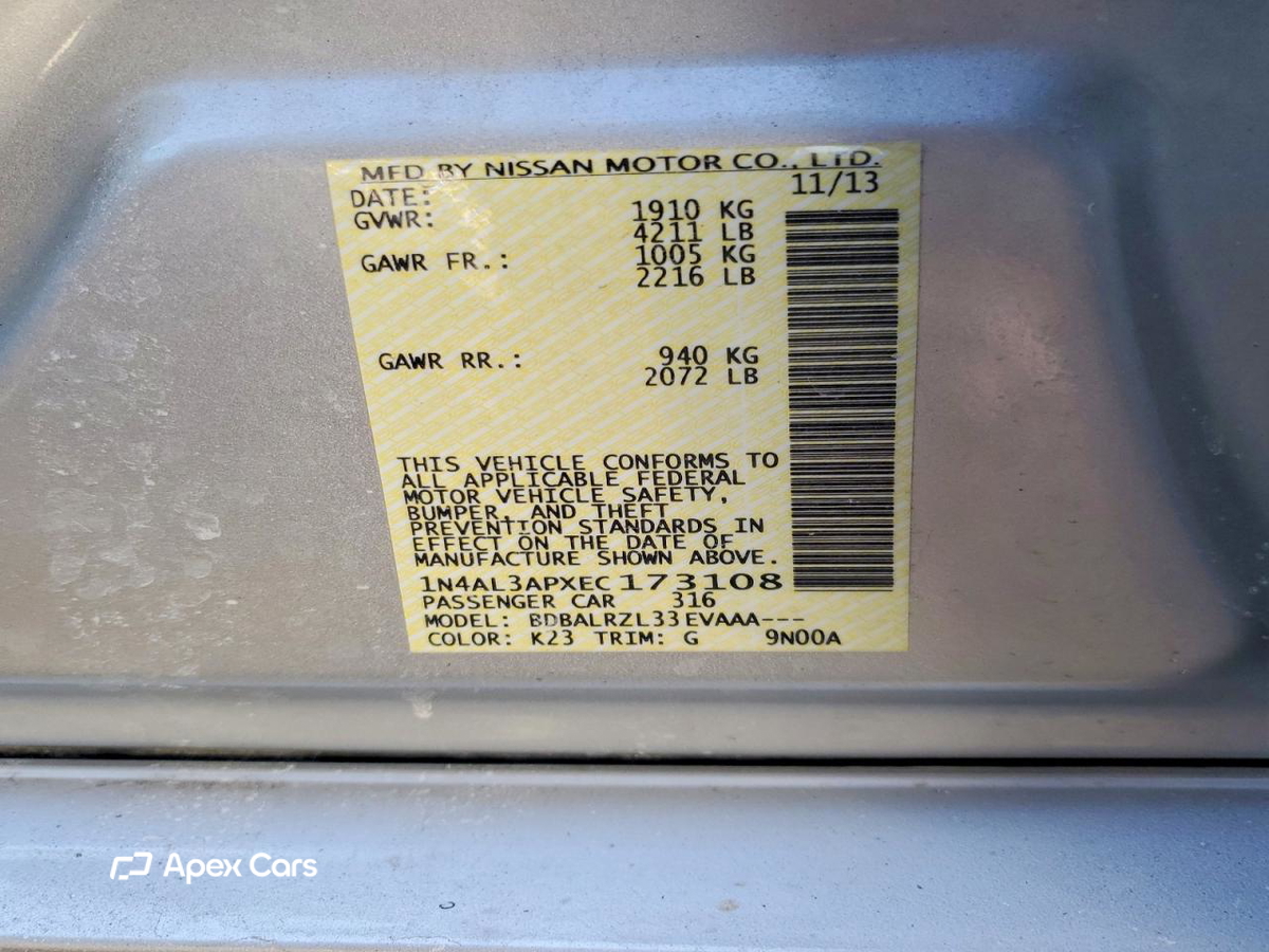Nissan Altima 2014
