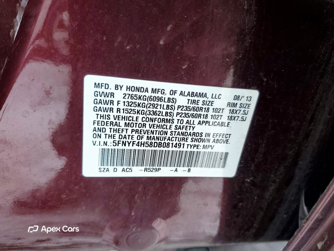 Honda Pilot 2013