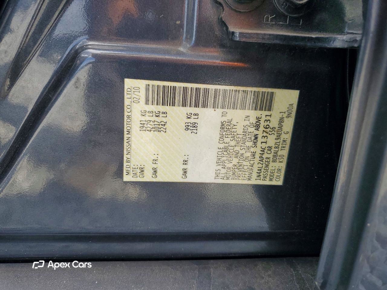 Nissan Altima 2010