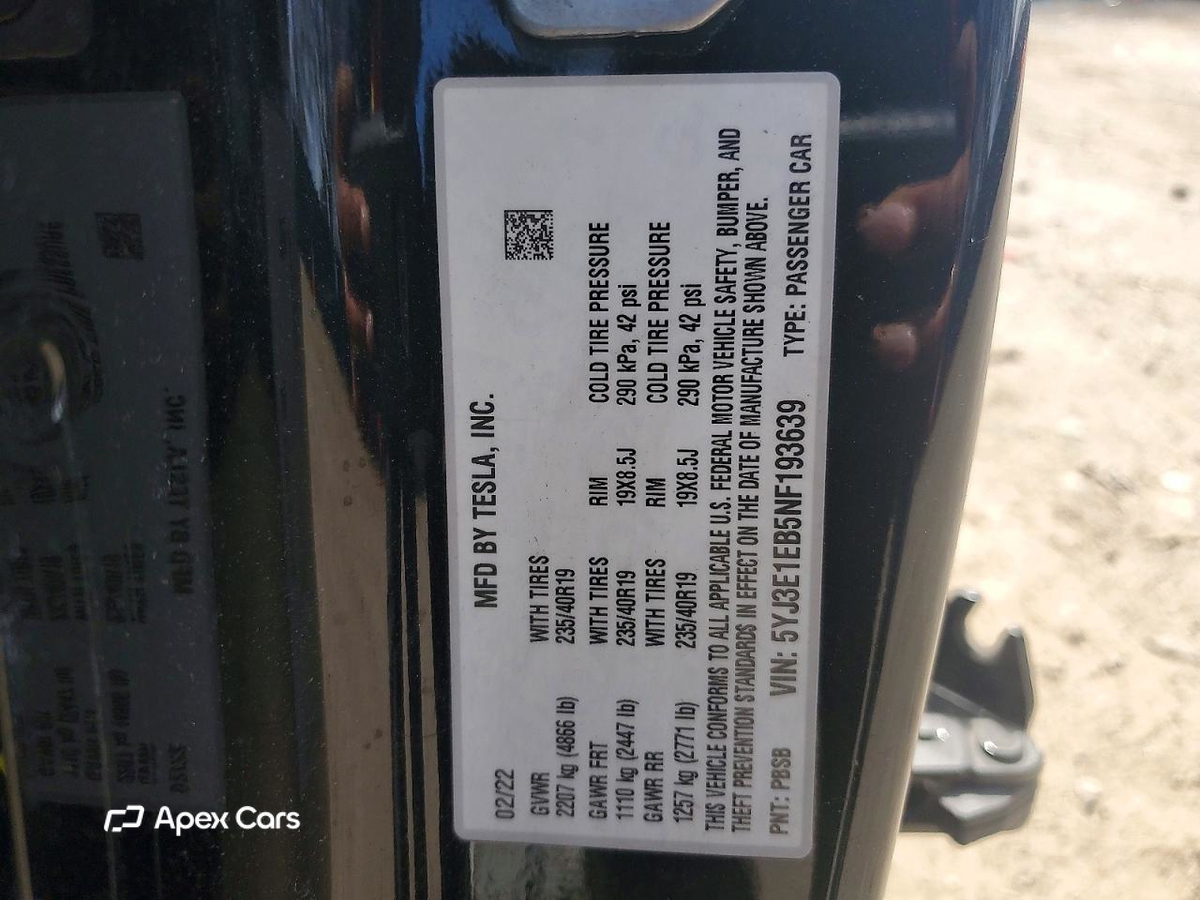 Tesla Model 3 2022