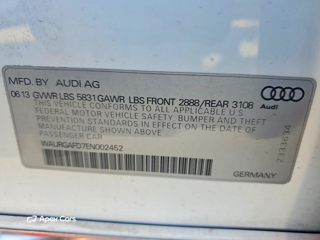 Audi A8 2014