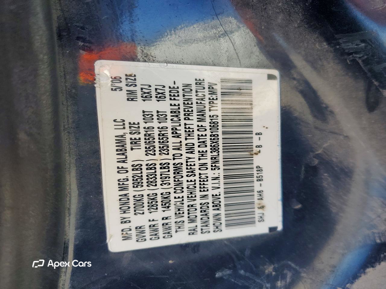Honda Odyssey 2006