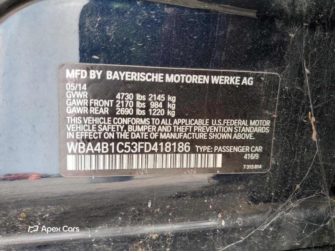 BMW Series 4 2015