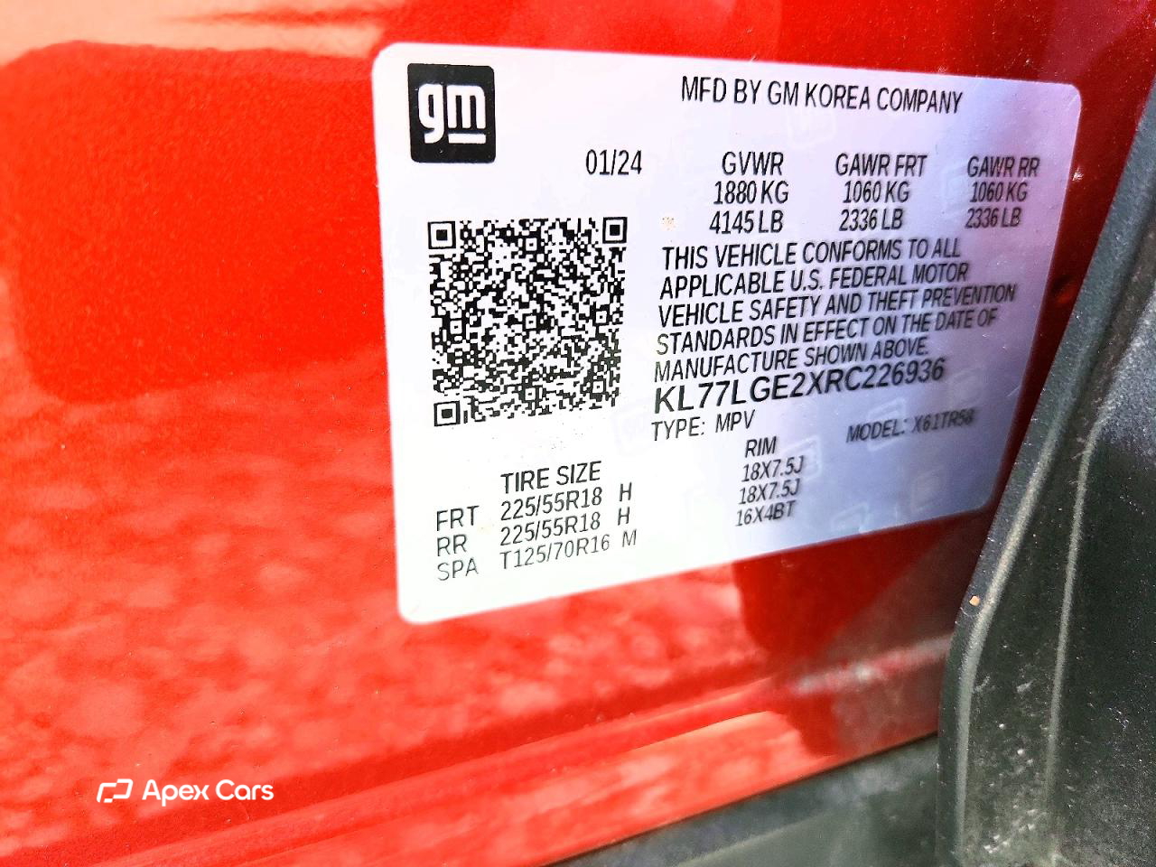 Chevrolet Trax 2024