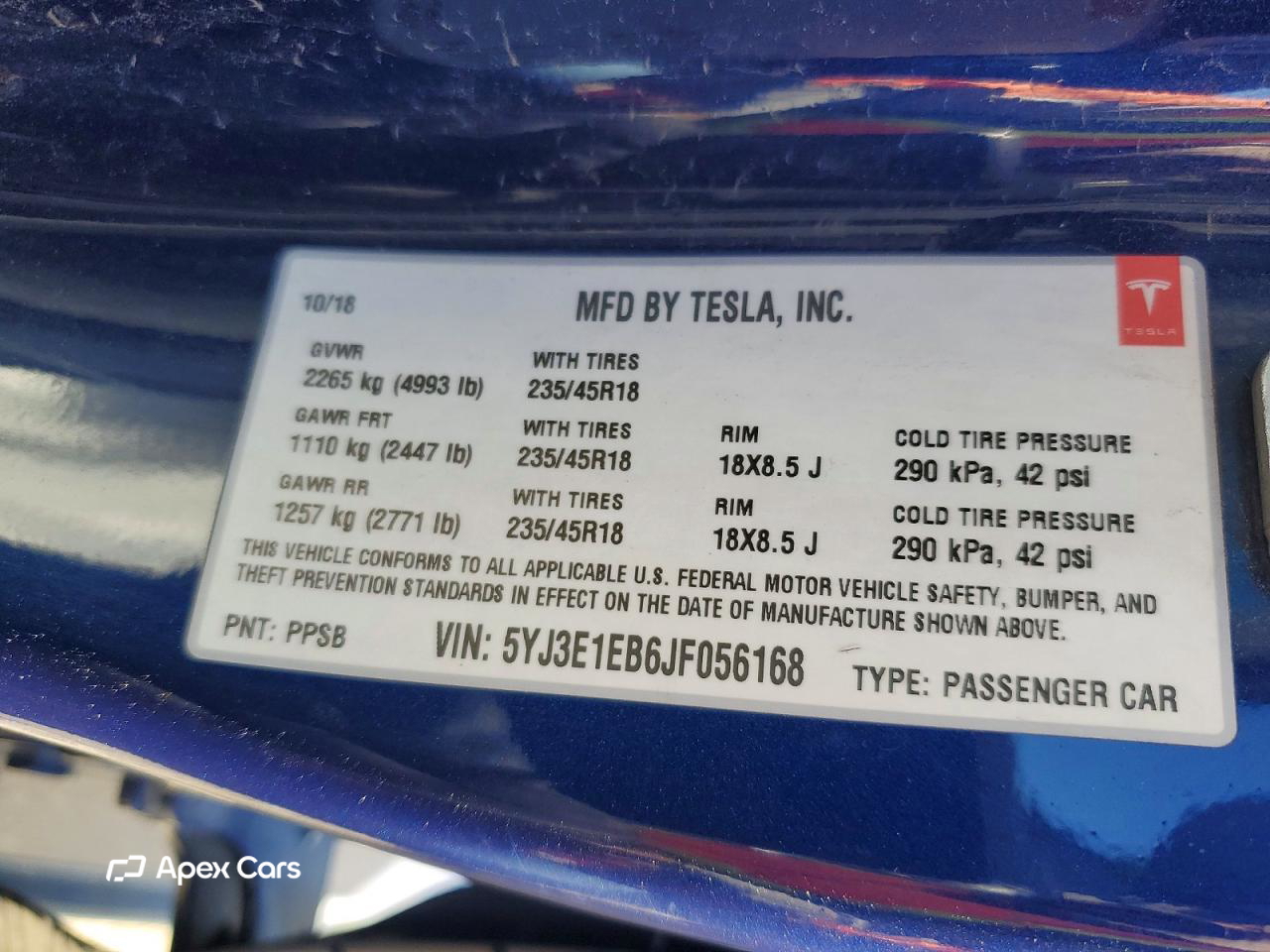 Tesla Model 3 2018