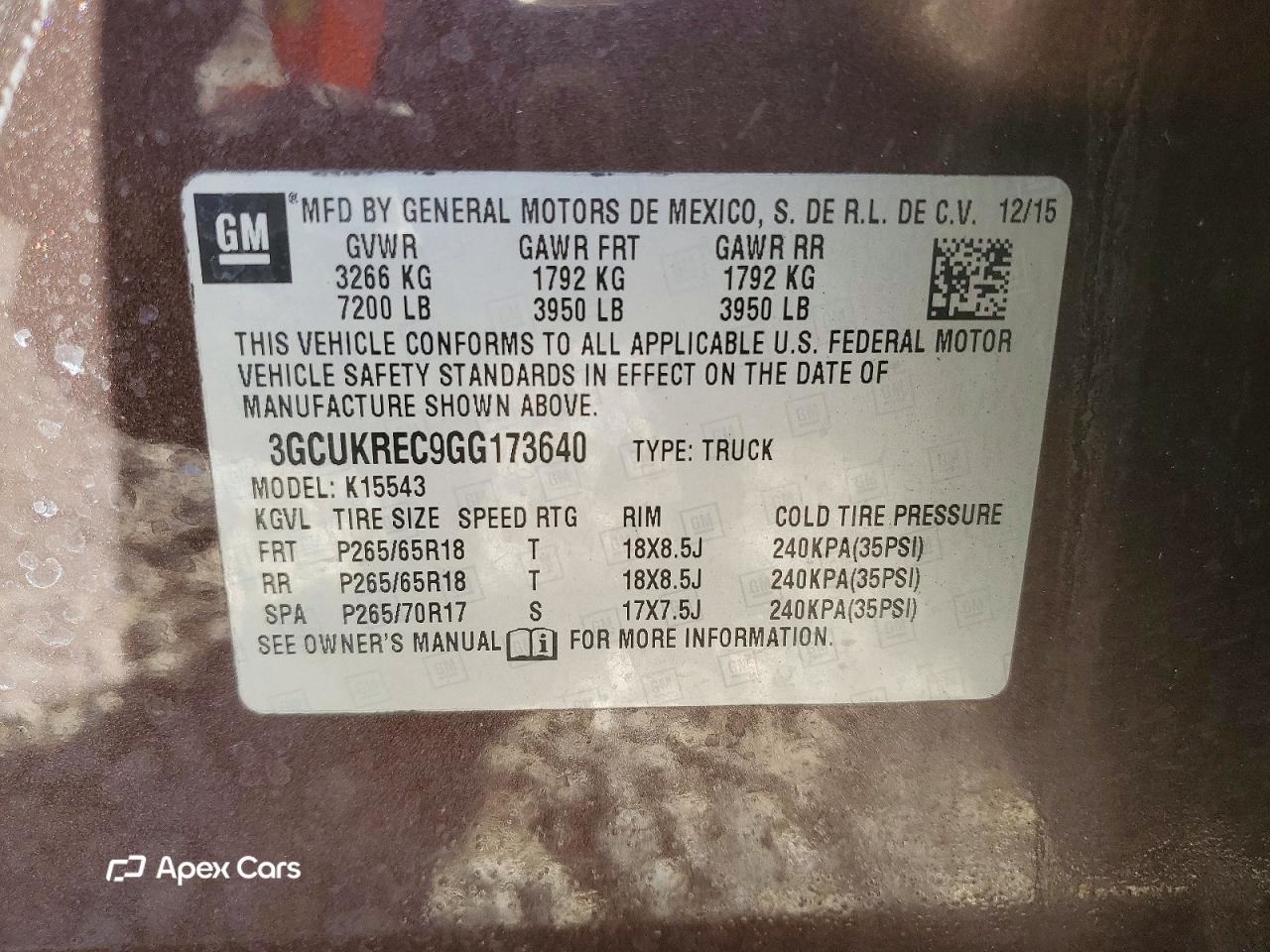 Chevrolet Silverado 2016