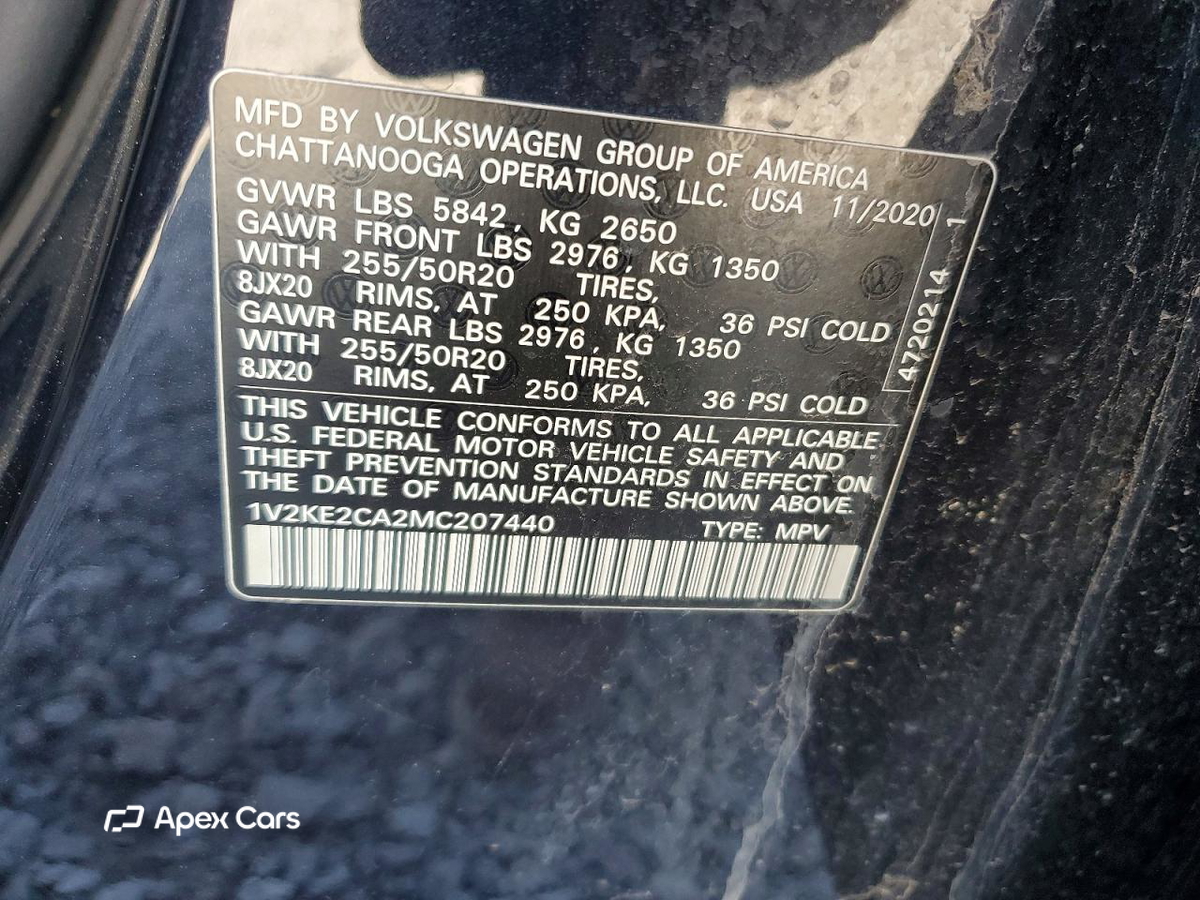 Volkswagen Atlas 2021