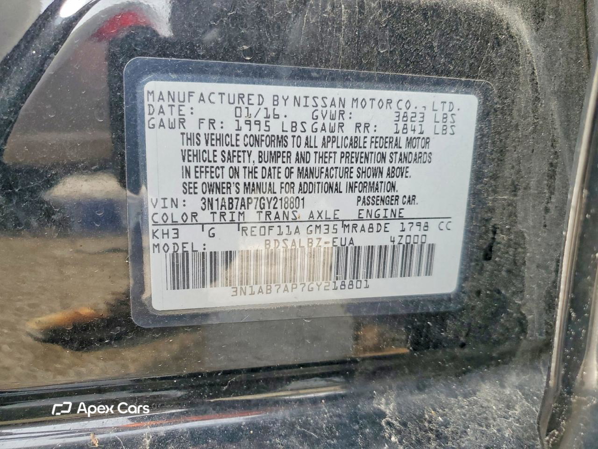 Nissan Sentra 2016