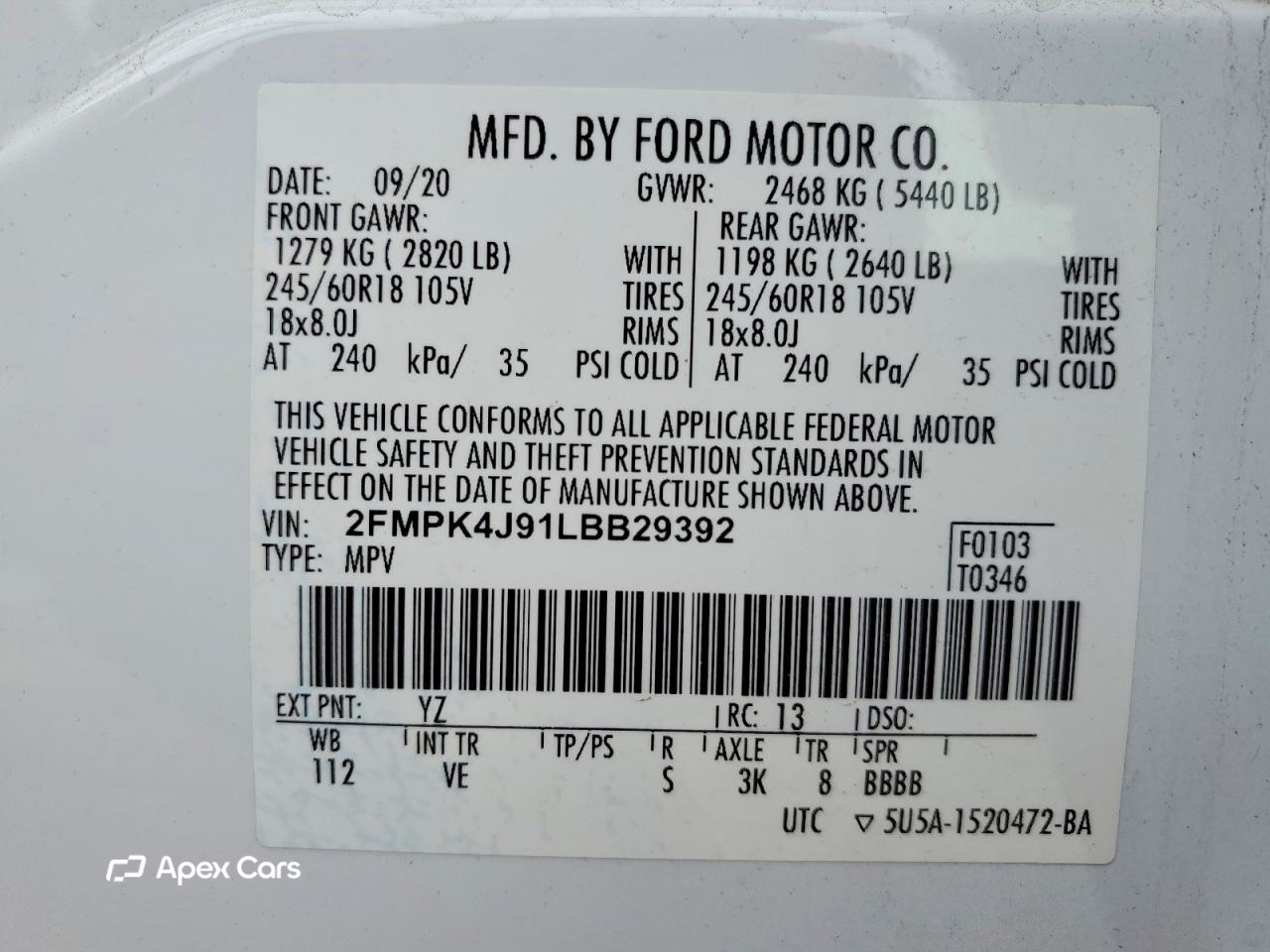 Ford Edge 2020