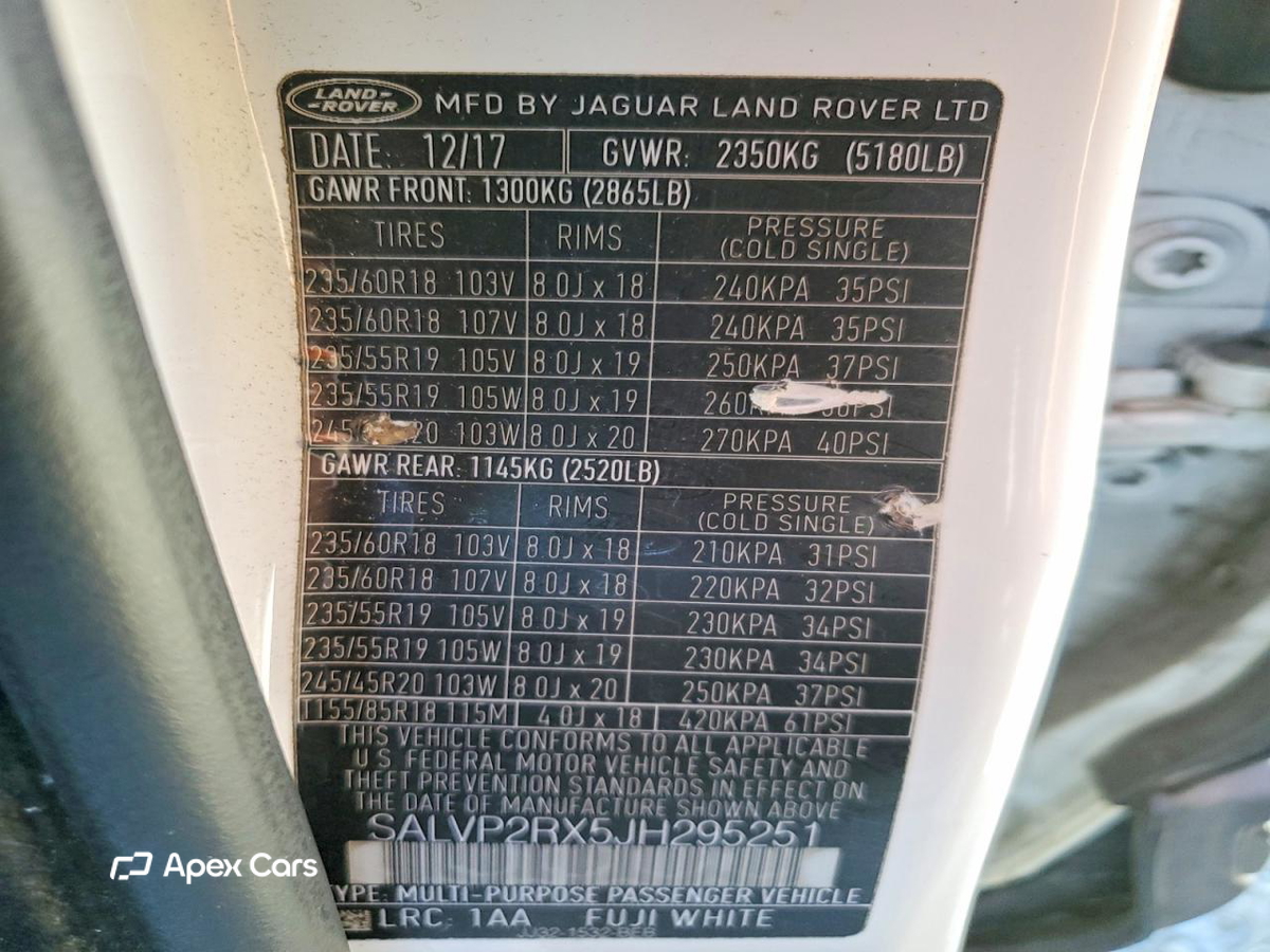 Land Rover Range Rover 2018