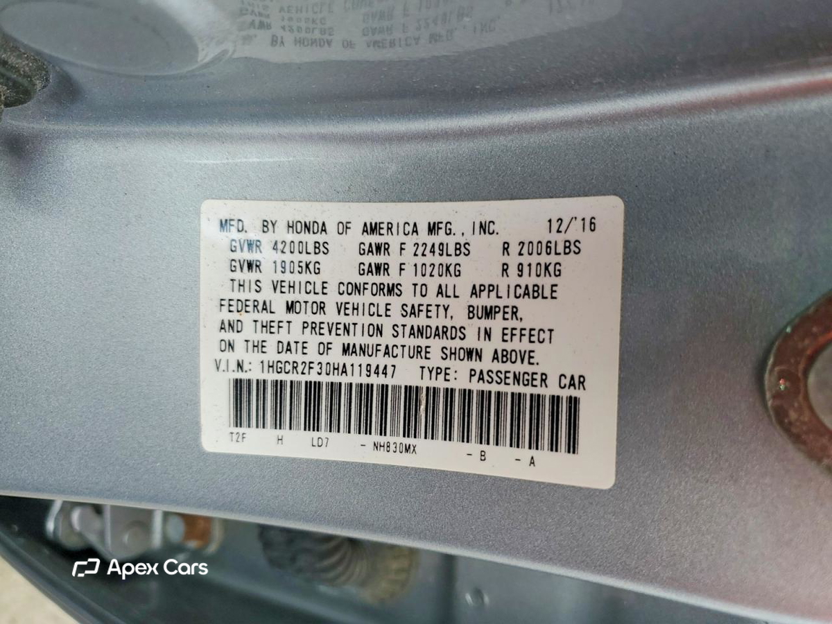 Honda Accord 2017
