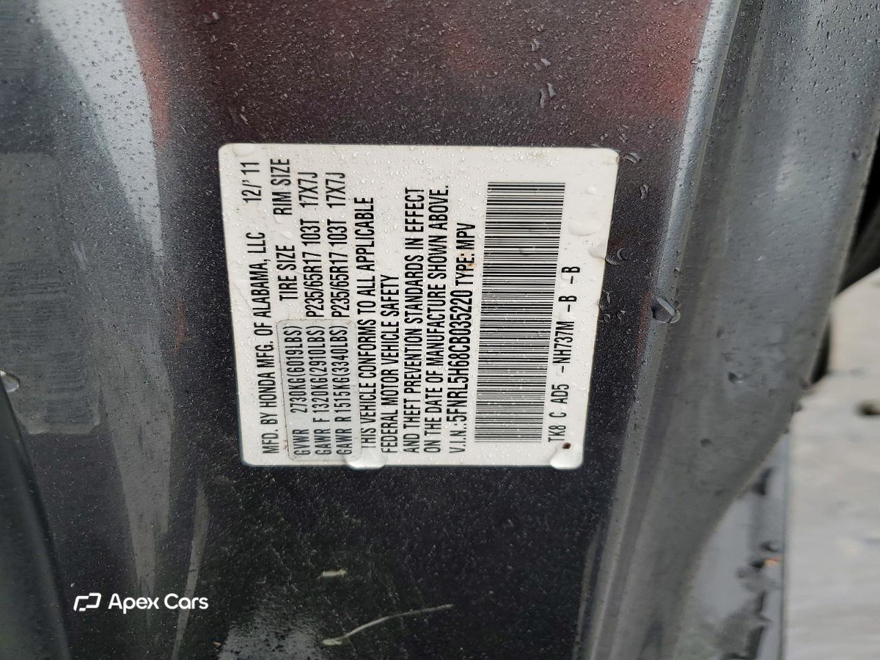 Honda Odyssey 2012