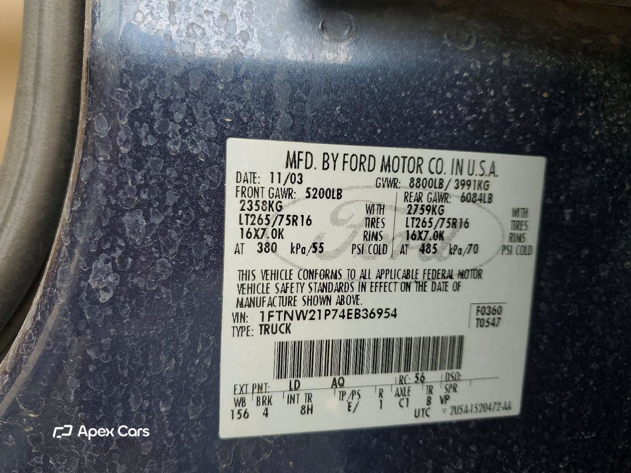 Ford F250 2004