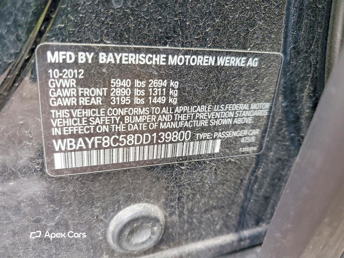 BMW Series 7 2013