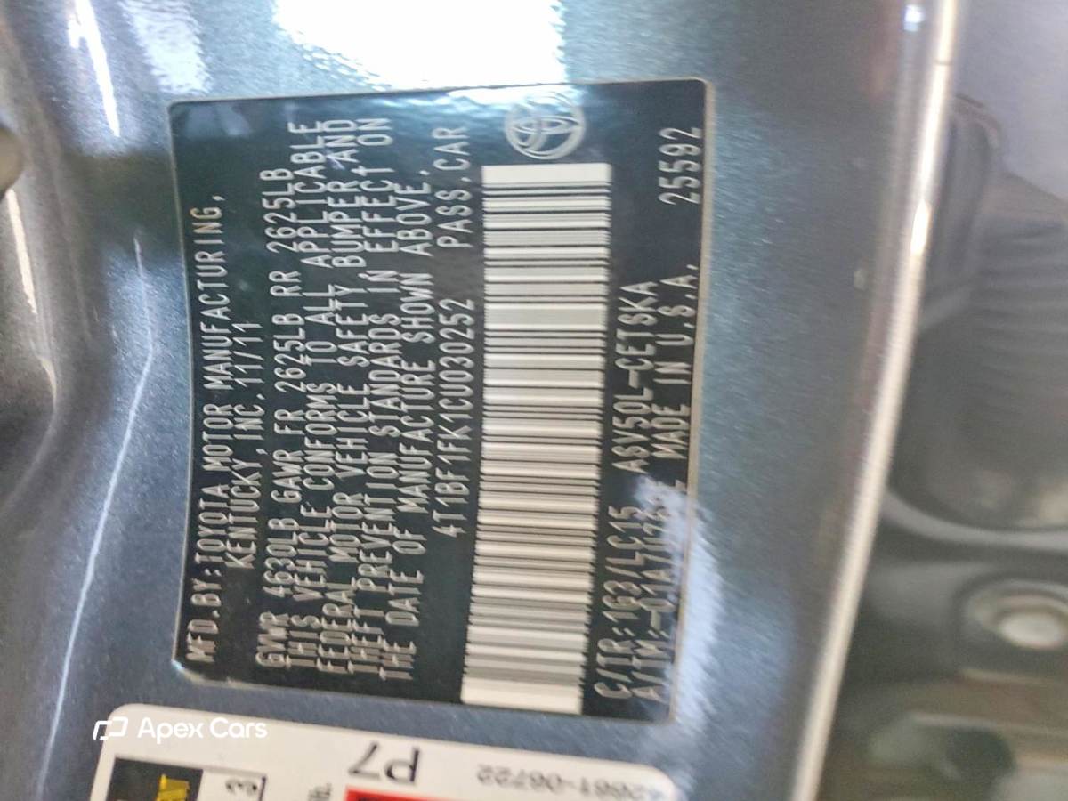 Toyota Camry 2012