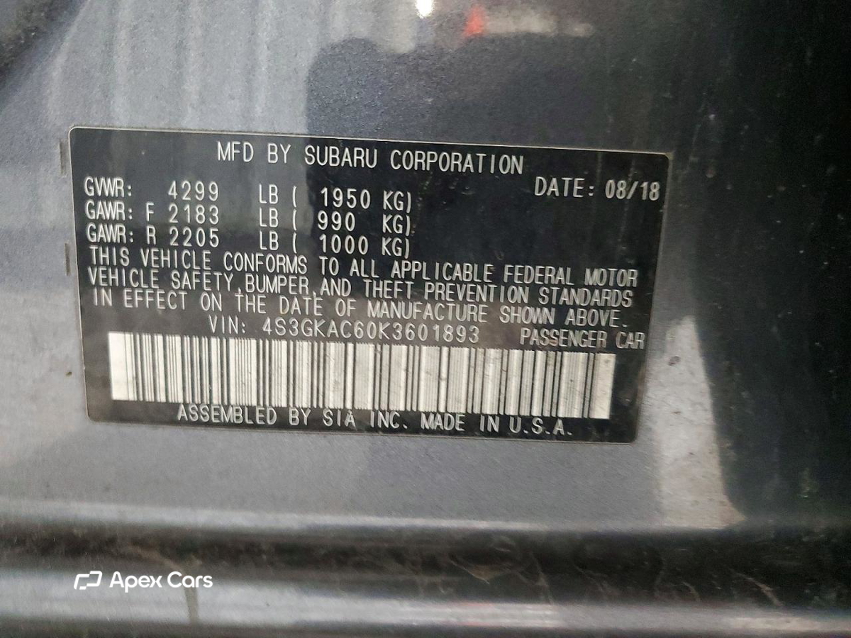 Subaru Impreza 2019
