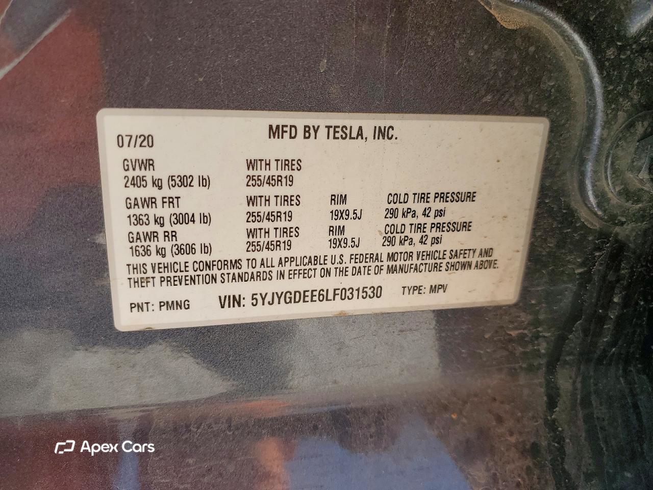 Tesla Model Y 2020