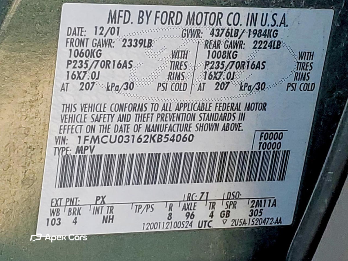Ford Escape 2002