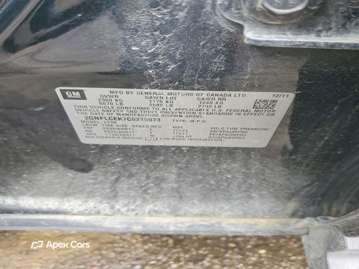 Chevrolet Equinox 2012