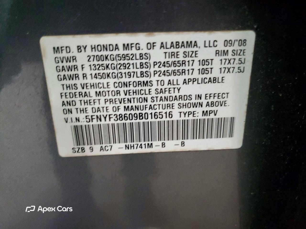 Honda Pilot 2009