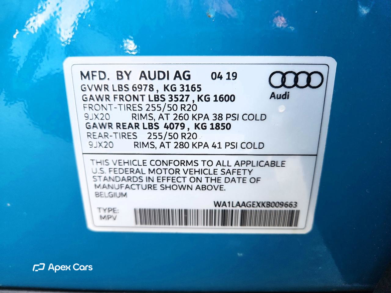 Audi e-tron 2019
