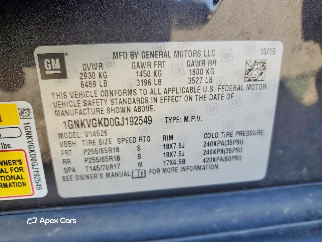 Chevrolet Traverse 2016