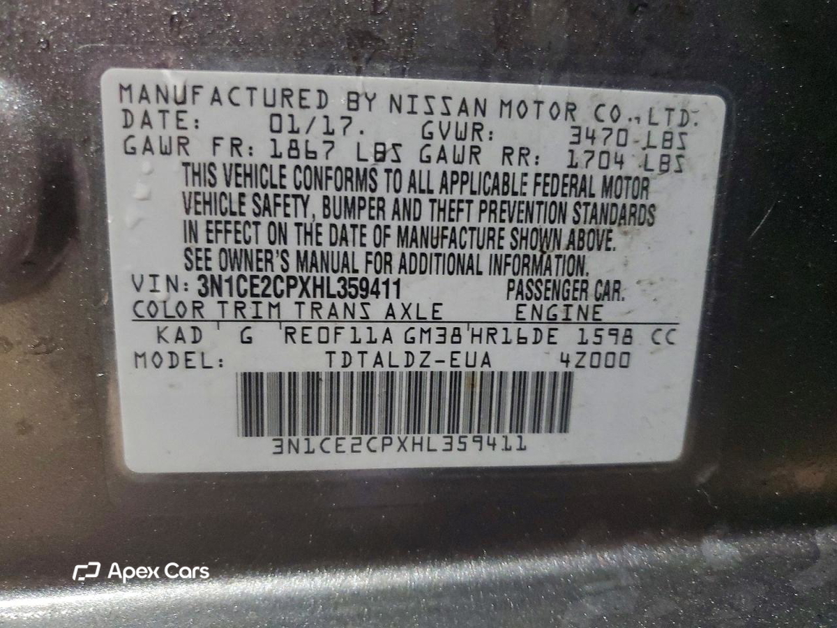 Nissan Versa 2017