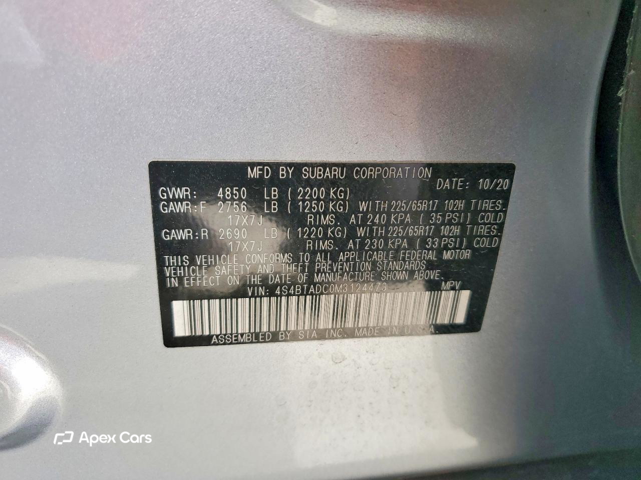 Subaru Outback 2021