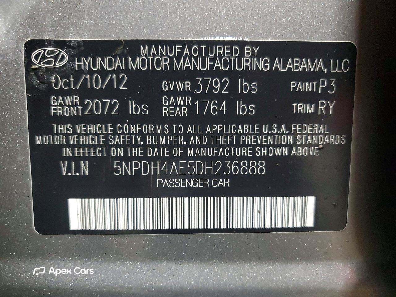 Hyundai Elantra 2013