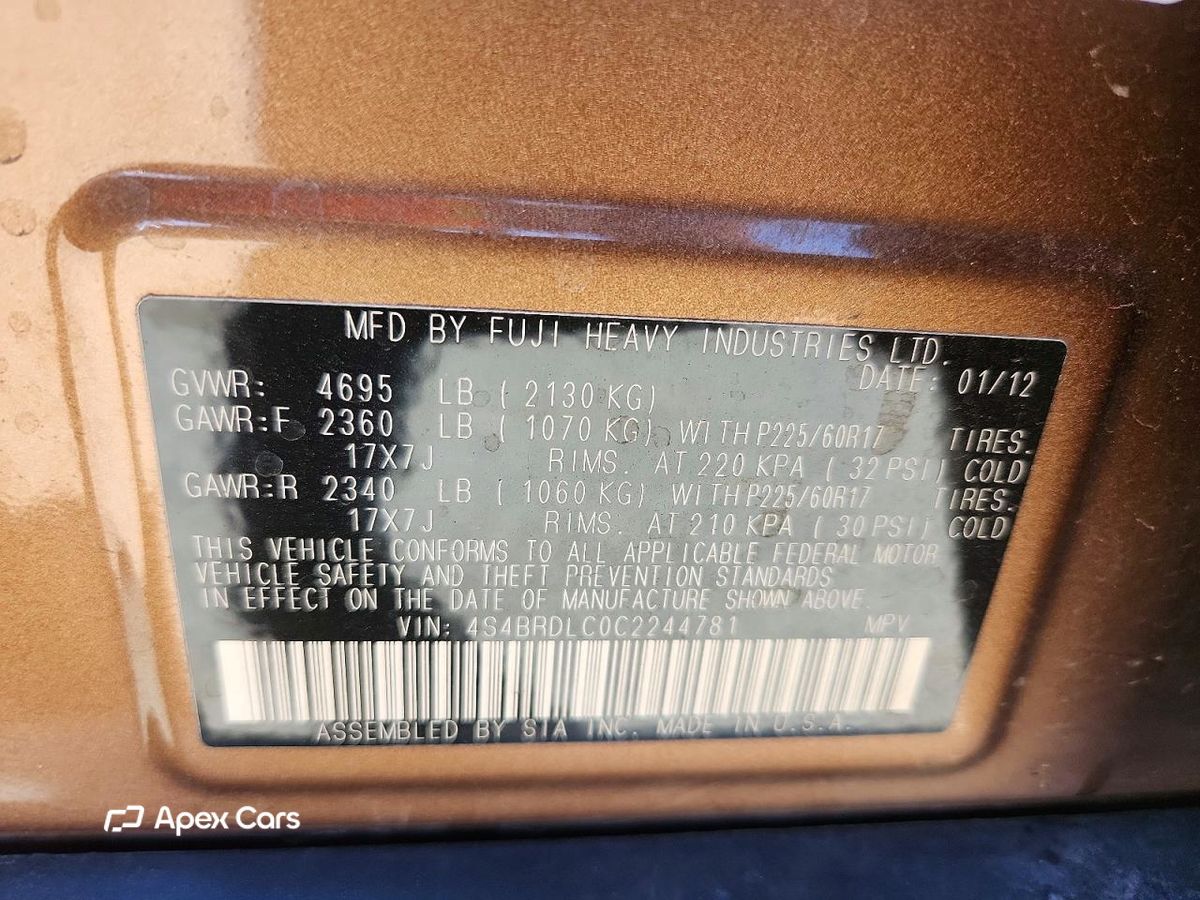 Subaru Outback 2012