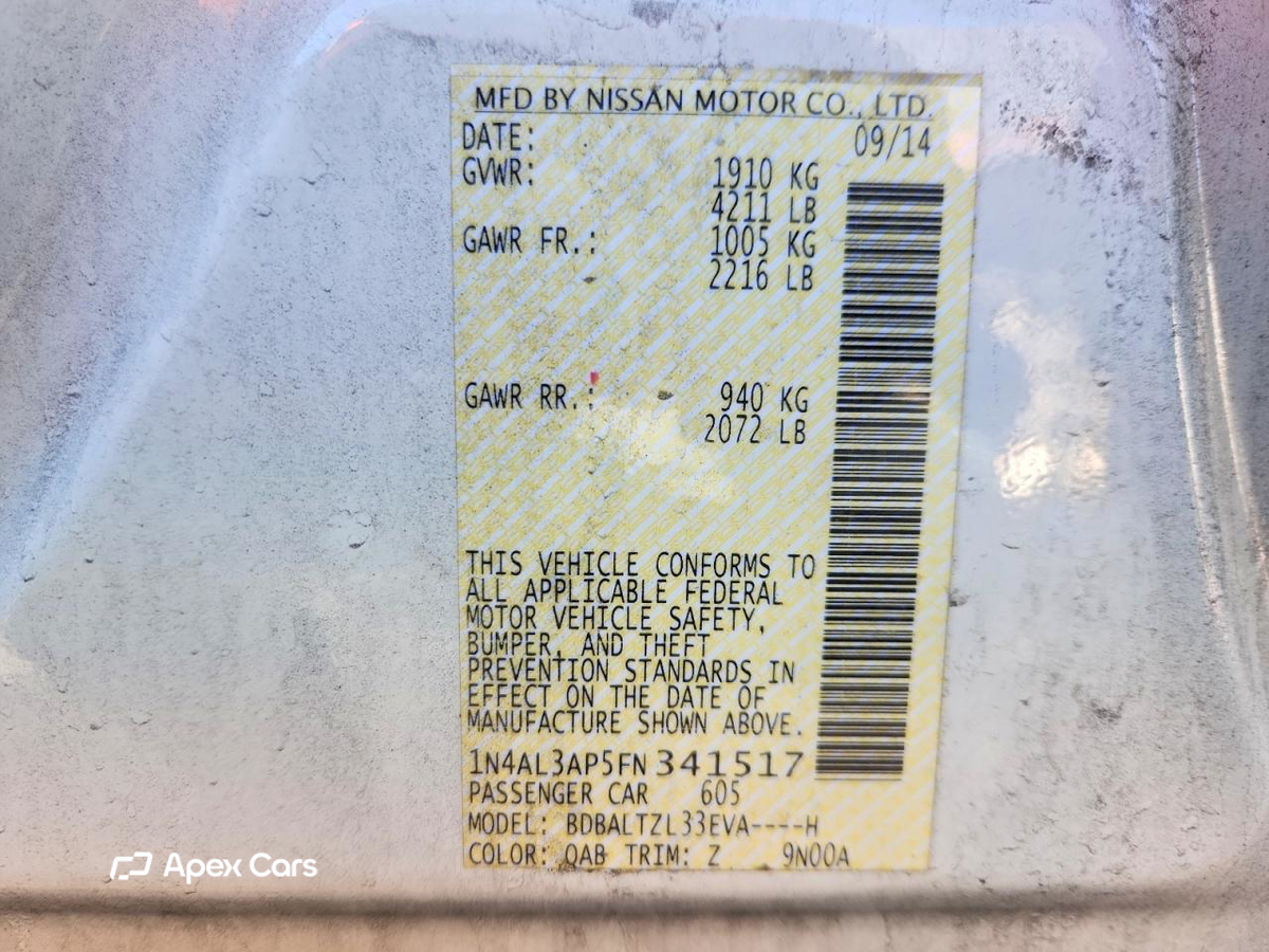 Nissan Altima 2015