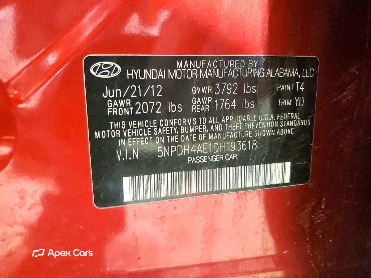 Hyundai Elantra 2013