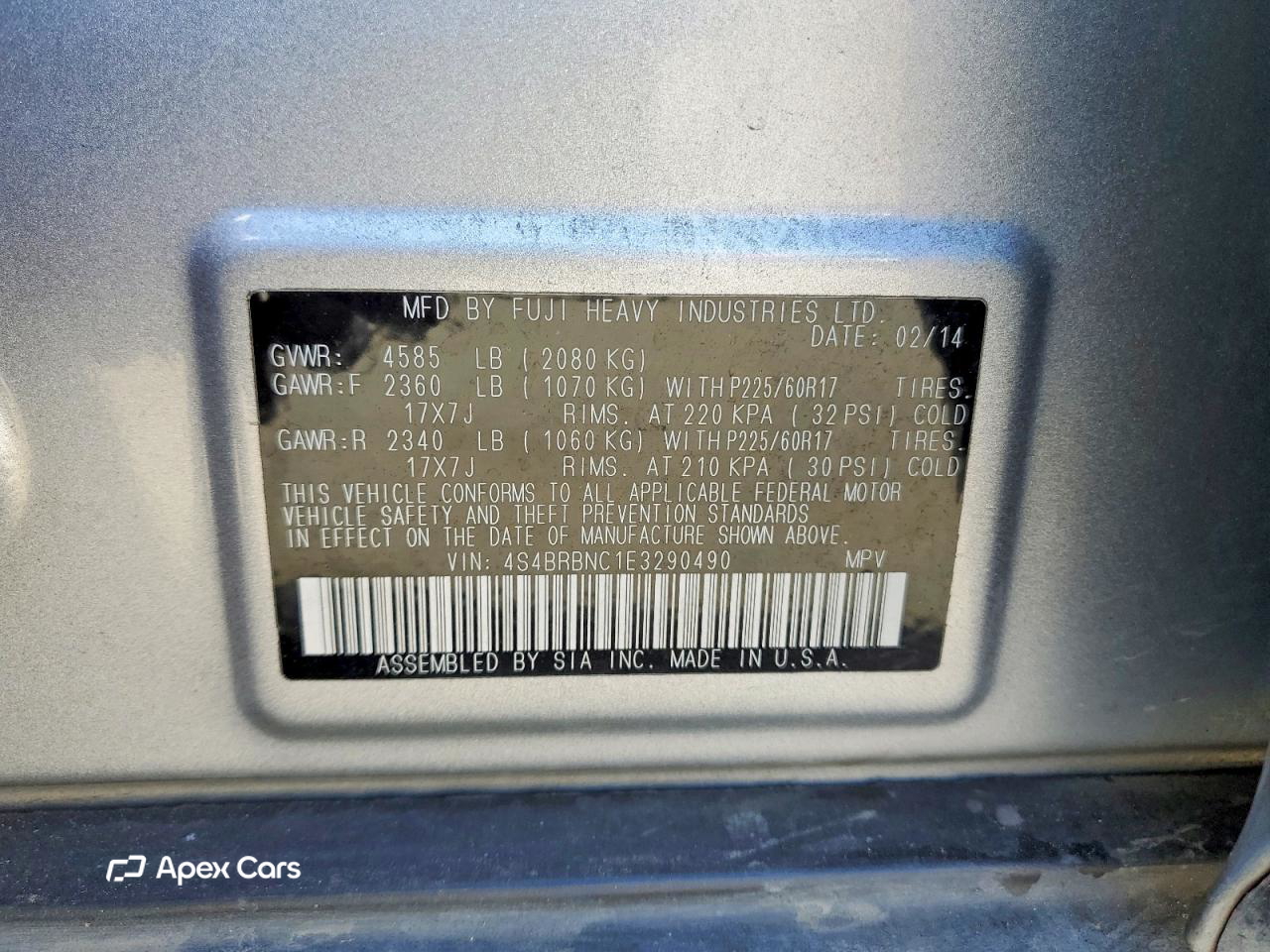 Subaru Outback 2014