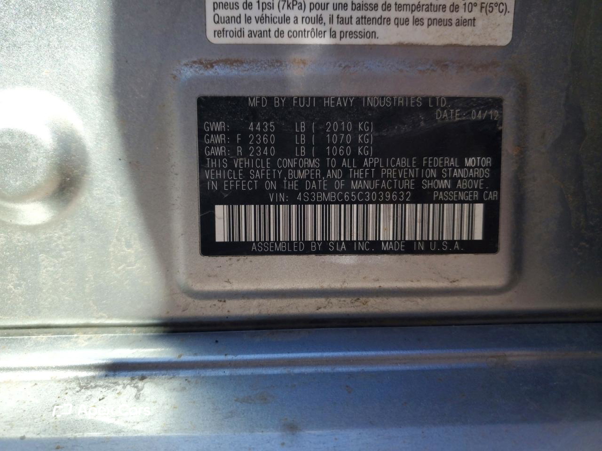 Subaru Legacy 2012